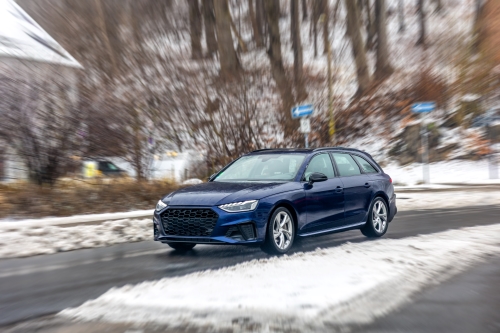 Probefahrt im Glatteis ist schwierig